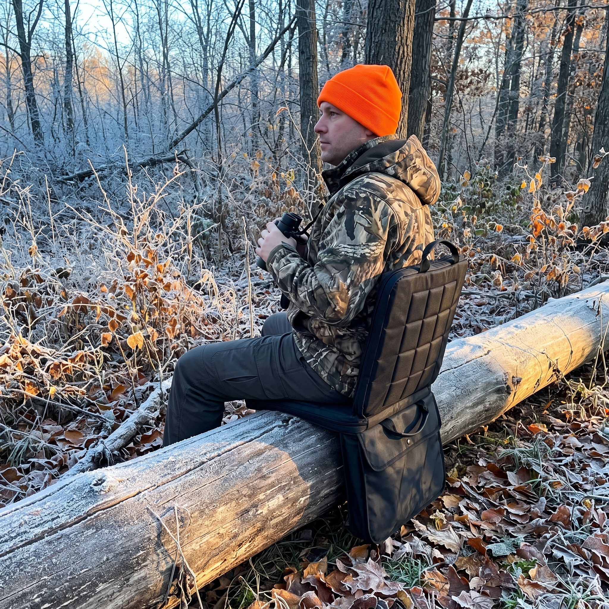 Warm on cold mornings outdoors